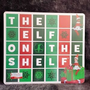 NWT original Elf on the Shelf Christmas Cork Placemat, set of 4